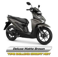 Honda BeAT Deluxe Smart Key Sepeda Motor [OTR Jawa Barat] Deluxe Matte Brown Sukabumi