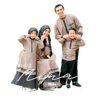 Gamis Riyani Sarimbit Lebaran Keluarga Bahan Toyobo Adem Halus Terbaru 2025