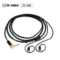 Fanmusic ZY-349/ZY-350/ZY-351/ZY-352 Handmade Wire IE40 pro Headphone Cable Upgrade Line