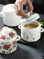 隔水燉盅陶瓷帶蓋小湯盅內膽雙蓋燕窩盅蒸蛋盅燉罐家用一人份燉碗
