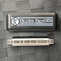 德國HOHNER和來布魯斯10十孔口琴BLUES BENDER學生初學者