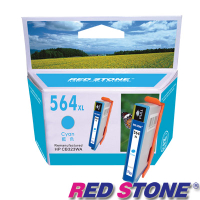 RED STONE for HP CB323WA/NO.564XL環保墨水匣(藍色)高容量
