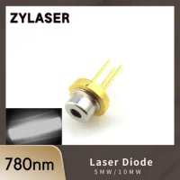 1/5/10/50PCS D5.6mm 780nm IR 5mw 10mw Laser Diode Module Infrared Invisible DIY Laser Sensor Diodes LED Electronics Design