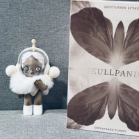 Pop Mart Skullpanda Baby Toys Doll Cute Anime Figure Desktop Ornaments Collection Gift