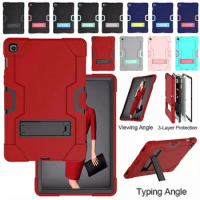 For Samsung Galaxy Tab S5E 10.5 2019 SM-T720 T725 Multiple Protection Shockproof Case With Bracket Contrast Color Tablet Cover