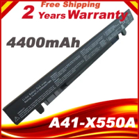 4400mAh X550l Battery A41-X550 A41-X550A For ASUS X550L X450 X450C R409CC X552E K5 X550V X550VB X550VC A450 A550 F450 K450 K550