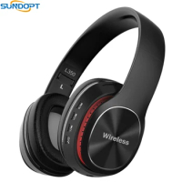 Wholesale Bluetooth 5.0 Headphone Wireless Headset Earbuds Support TF Card Music Foldable Adjustable Earphone 40PCS/lot