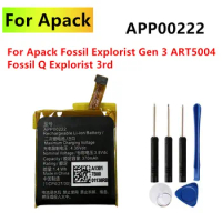 New APP00222 Battery For Apack Fossil Explorist Gen 3 ART5004 Fossil Q Explorist 3rd Generation Smart watch 3.8V 370mAh +Tools