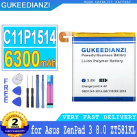 GUKEEDIANZI Battery C11P1514 for Asus ZenPad 3 8.0, for Zenpad Z8 XLTE, ZT581KL, P008, Z581KL, Big Power Battery, 6300mAh