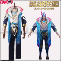 COWOWO LOL Aphelios Soul Lotus Cosplay Costume Cos Game Anime Party Uniform Hallowen Play Role Clothes Clothing New Full Set
