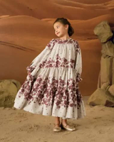 Heaven Lights Prive - Damira Dress Kids - Dress Anak Perempuan 12Y Classic Maroon