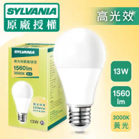 【喜萬年SYLVANIA】13W LED高光效廣角燈泡 全電壓 E27燈頭 20入組_卡爾先生-自然光4000K