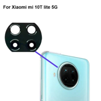 2PCS Tested New For Xiaomi mi 10T lite 5G Rear Back Camera Glass Lens Xiao Mi 10 T Lite Repair Parts Mi10T Lite 5G Replacement