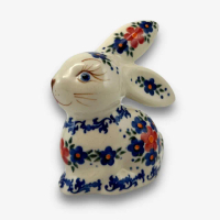 【SOLO 波蘭陶】Vena 波蘭陶 10CM 兔子擺飾 經典花簇系列 復活節必備