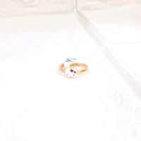 cincin anak lapis emas/cincin karakter kity