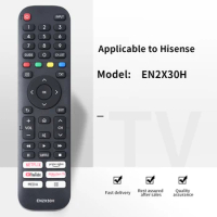 ZF applies to For Hisense Smart TV 55 inch Remote Control EN2X30H VIDAA 32A5600F 32A5620F 40A5600F 40A5620F A20251K