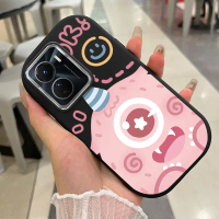 เคสสำหรับ VIVO Y16 Y35 5G Y56 5G เคสโทรศัพท์แบบใหม่สัตว์ประหลาดน่ารักกันกระแทกกลมและอ้วน