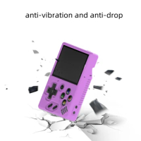 For Miyoo Mini Open Source Retro Gaming Console Silicone Protective Cover Fall Protection Simple Solid Color Case