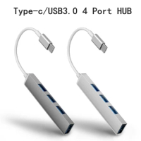 USB C HUB 3.0 3.1 Type C 4 Port Multi Splitter Adapter OTG For Xiaomi Lenovo VR Mac Pro Air PC Computer Notebook Accessories
