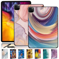 Tablet Hard Shell for Apple IPad Pro 11" 2018 2020 2021/2nd Gen 10.5"/9.7" Anti-scratch Watercolor Series Protective Back Case