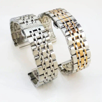 สายนาฬิกา, สายเหล็ก, Unisex, เหล็กแม่นยำ, สากล, 21 โลหะแข็ง, สแตนเลส, อุปกรณ์เสริม, 18 ปลายโค้ง, เปล