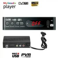 DVB-T2 Tuner Digital Satellite TV Receiver 1080P Decoder DVB-C U009 HDTV Set Top Box MPG4 STB Youtube Freeview